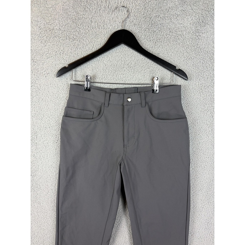 State And Liberty Pants Mens 30x29 Gray Athletic Fit Stretch Chino Casual Men